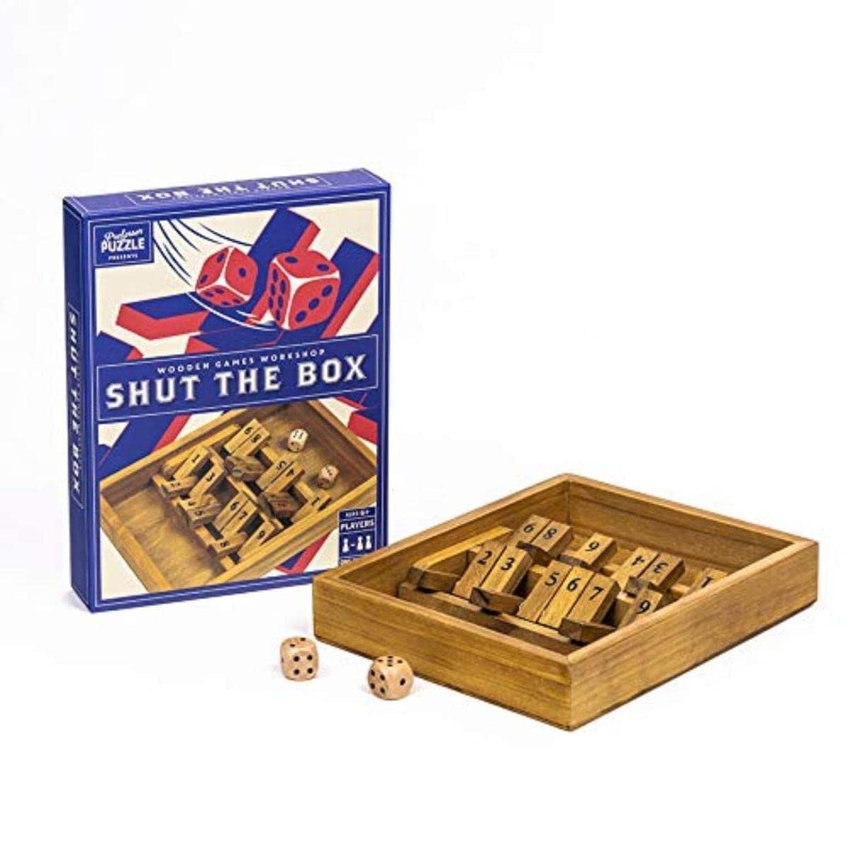 Professor Puzzle | Shut The Box | Puzzle | Ages 10+ | 1-2 Players