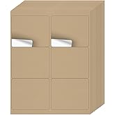 YIKIADA Kraft Printable Address Labels 3-1/3" × 4" Self-Adhesive Vinyl Shipping Blank Stickers Removable Mailing Decals for Inkjet Laser Printer 120 Labels