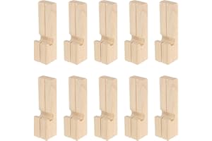 10PCS 4 Inch Wood Masonry String Line Block, Concrete Building Blocks, String Line Holder, Lines Blocks for Masonry, Carpentr