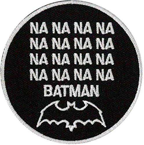 Another Quality product from Klicnow NaNaNaNa Batman Embroidered Patch 7CM Dia (2 3/4" Dia)