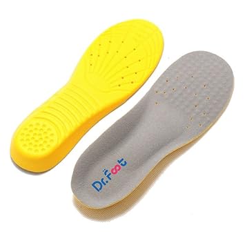 Drfoots Shoe Insoles Orthotic Insoles Arch Support Insoles Excellent Shock Absorption And Cushioning For Feet Relief Running And Hiking For Men