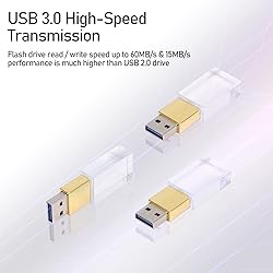 Laak 32GB New Crystal Transparent Rectangle Genuine