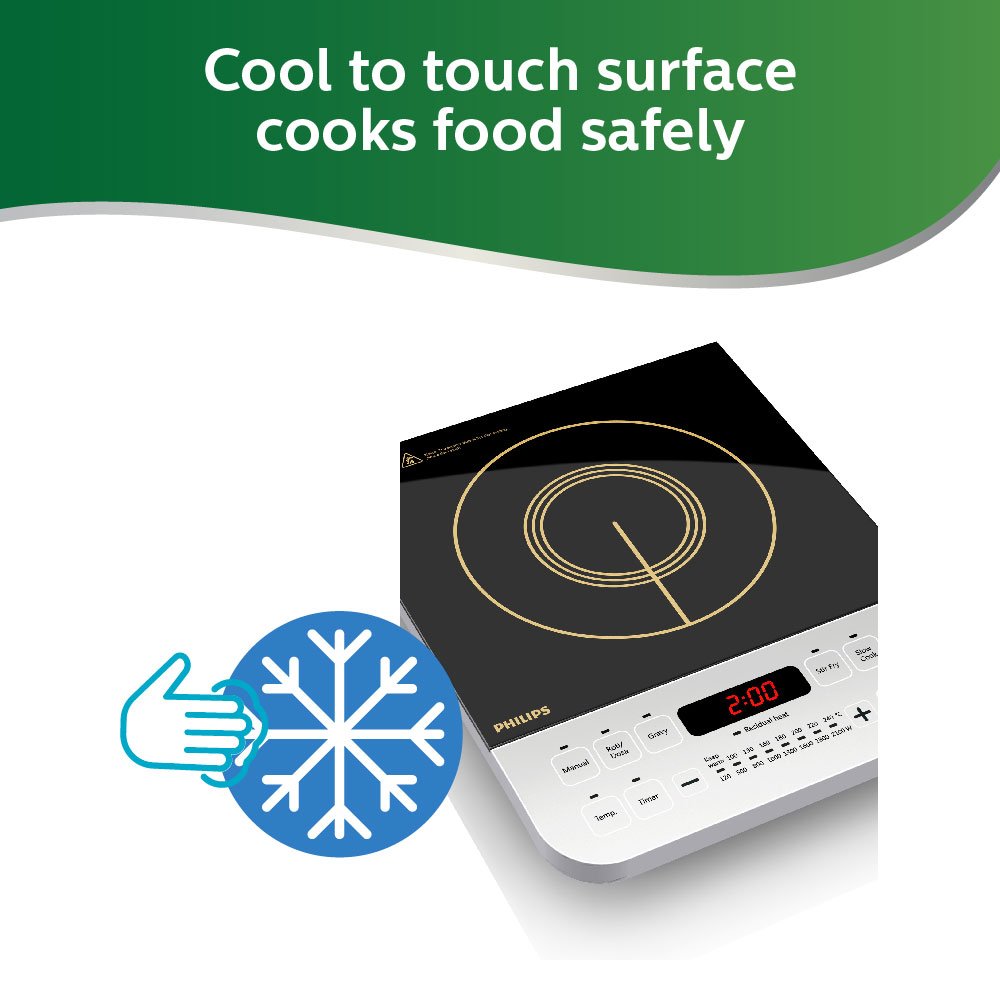 Induction Cooktop Philips Viva Collection HD4928/01 2100Watt Best Price With Best Deal in