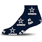 FBF - Official NFL Toddler Size Team Logo Socks Approx. 1-3 years old One Size Fits Most - Dallas Cowboys #1 Fan