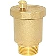 Beduan Brass 10500-VE Automatic Float Valve, 1/4" Male Thread Air Release Valve Air Bleeder Valve Vent Valve