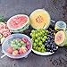 Topmin Silicone Stretch Lids,6 Pack of Various Sizes,Food Hugger and Unilid,Reusable,Durable and Expendable,Silicone Covers for Containers/Bowl/Food