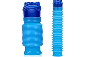 Emergency Toilet Shrinkable Urinal Urine Bottle Portable Potty Pee Bottles for Male Female Kids Outdoor Camping Travel Traffi