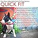 EzyDog Premium Quick Fit Adjustable No-Pull Dog Harness Vest with Reflective Stitching - Perfect for Training, Walking, and Control - Padded for Comfort (Small, Blue)