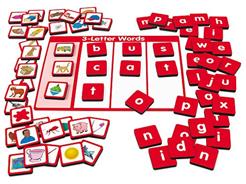 Lakeshore Build-A-Word Magnet Board - 3-Letter Words