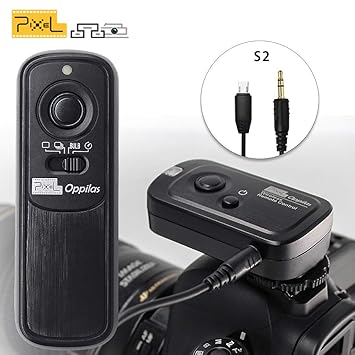PIXEL Mando a Distancia Disparador inalámbrico RW-221/S2 ...