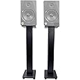 Rockville 2) 28" Inch Bookshelf Speaker Stands Surround Sound Home Theater