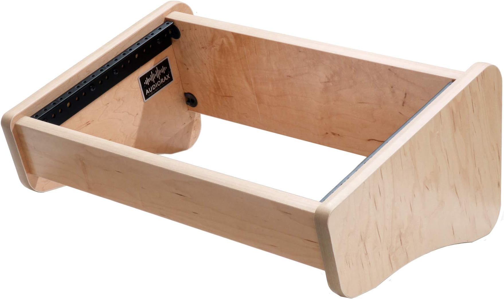 6 Space (6U) | AudioRax Maple Dual Angle Desktop Rack Pod