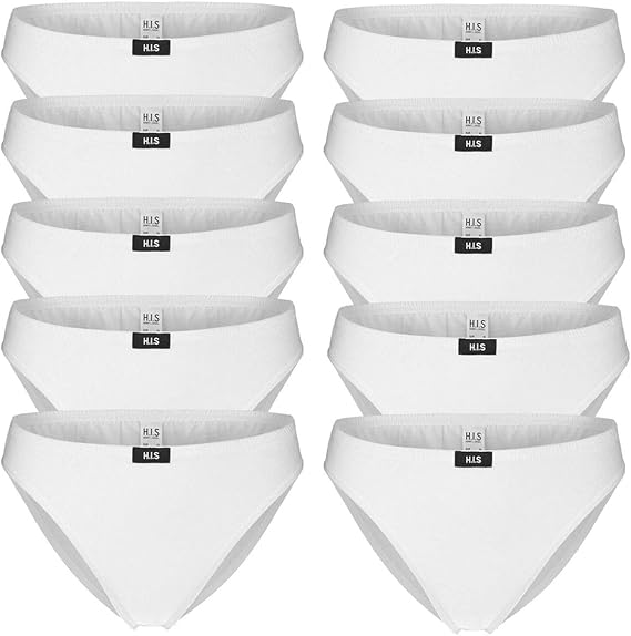 HIS Damen Slips H.I.S auch große Größen 10 Stück Amazon.de Bekleidung