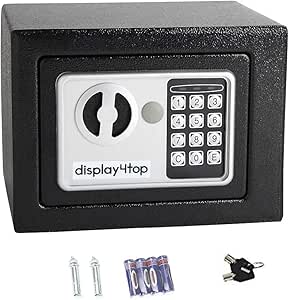 Display4top Caja Fuerte electrónica 170x230x170 : Amazon.es ...