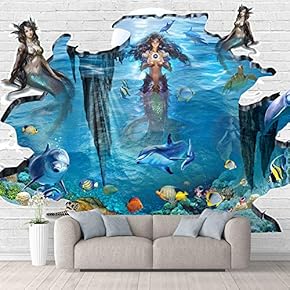 Wall Mural The Beautiful Undersea World Removable Self-Adhesive Large Wallpaper - 66x96 inches
