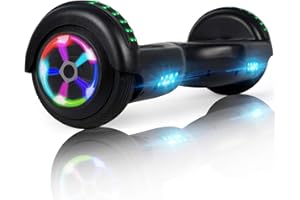 LIEAGLE Hoverboard, 6.5" Self Balancing Scooter Hover Board with Bluetooth Wheels LED Lights for Kids Adults