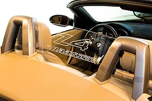 DEFLECTAIR - Wind Deflector for BMW Z4 2002-2008 Convertible - Clear w/ Z4 ROADSTER Engraving