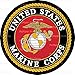 1/4 Sheet Cake - United States Marine Corps Emblem - Edible Cake or Cupcake Topper - D10082 by DecoPac