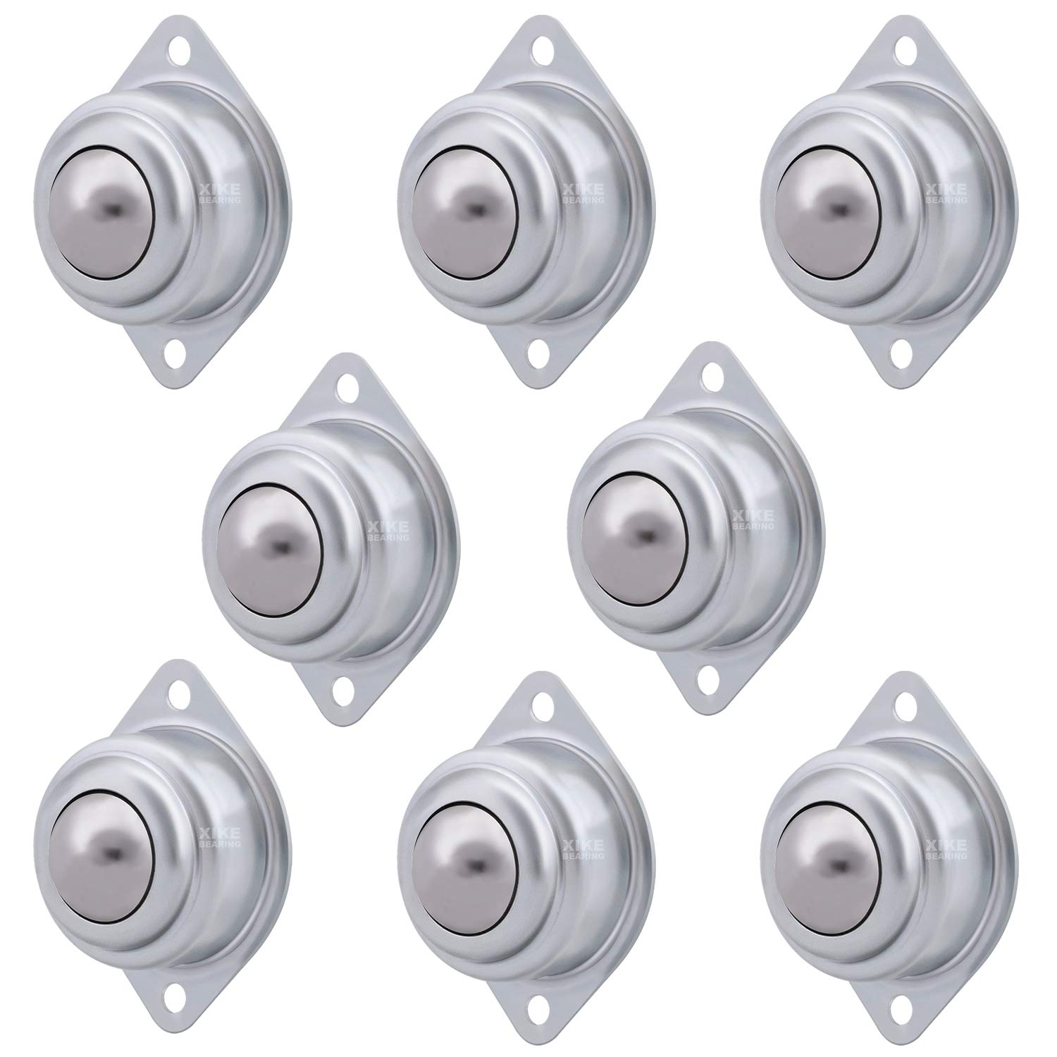 XiKe 8 Pack 1" Roller Ball Transfer Bearings, Used for Roller Stand
