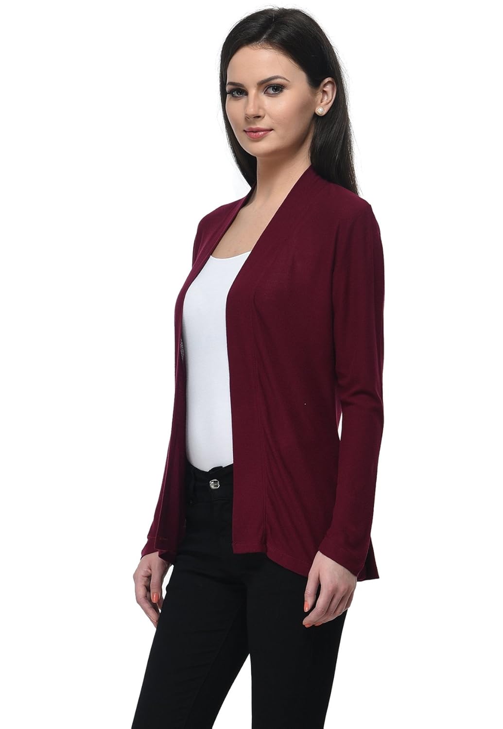 frenchtrendz women viscose crepe shrug