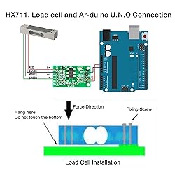 Geekstory Digital Load Cell Weight Sensor 3kg High