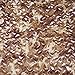 iunio Camo Netting Camouflage Netting, Camo Net Bulk Roll Camouflage Mesh Nets for Hunting Blind Deer Stand Military Party Decorations Sunshade Camping Shooting (16.4ftx4.9ft, Desert)