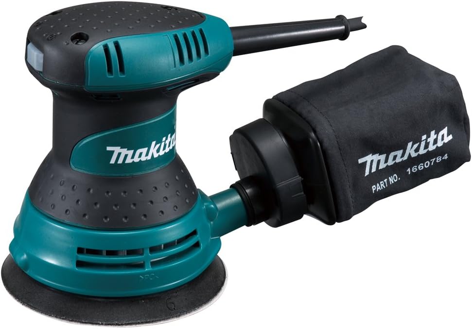 Makita BO5030K 5" Random Orbit Sander, with Tool Case, Teal - Power Random Orbit Sanders - 