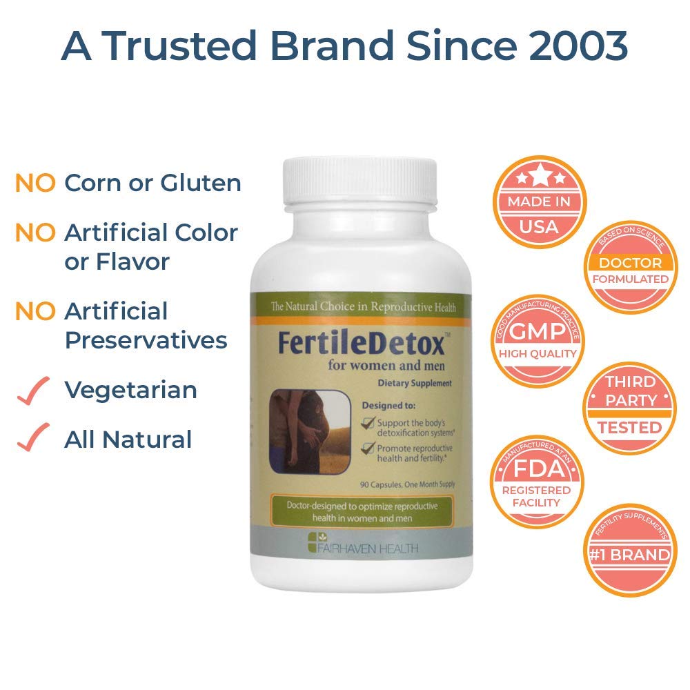 FertileDetox Fertility Cleanse for Women & Men, Battle Endocrine