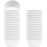 1000 Counts Heavy Duty Standard White Cupcake Liners Paper Cupcake Wrappers Bulk Cup Cake Cases 2 inches Baking Paper Cups for Baking Candy Cooking (White, 2 inches)