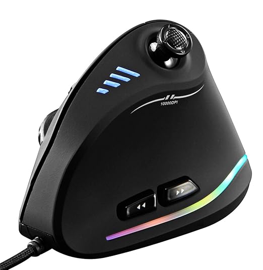 Amazon.in Buy ZLOT Vertical Gaming Mouse, Wired RGB Ergonomic USB