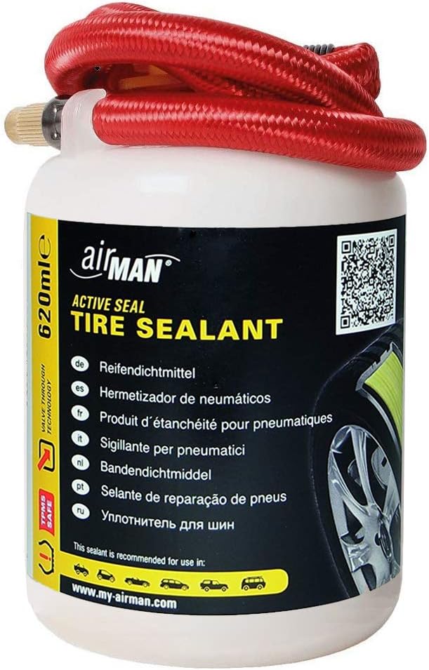 Airman, valve, tire sealant, 620 ml, 64010013 Amazon.co.uk Car