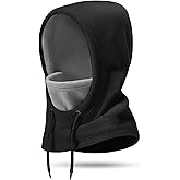 Kids Balaclava Mask - Winter Warm Windproof Face Cover with Fleece Lining, Adjustable Cold Weather Hat for Boys & Girls