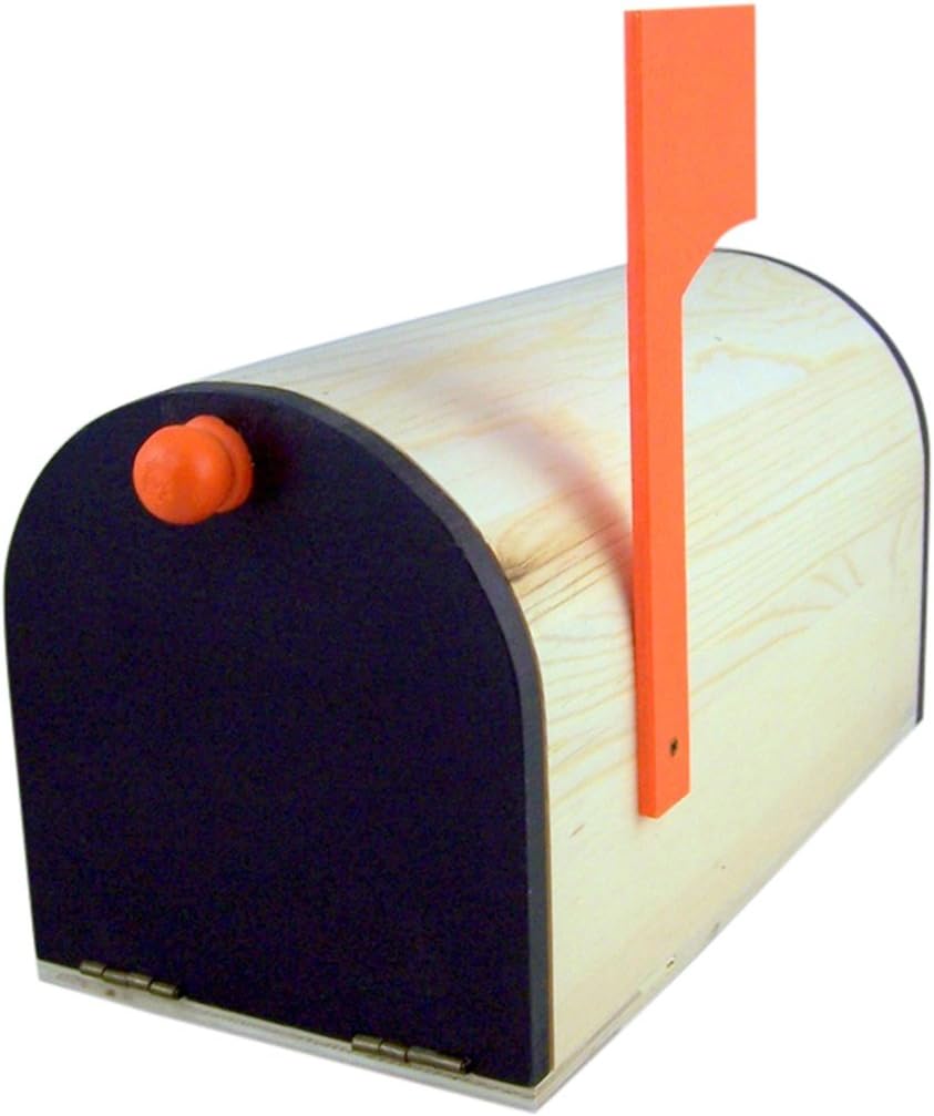 Post Pals Mailbox with Orange Flag Craft Project