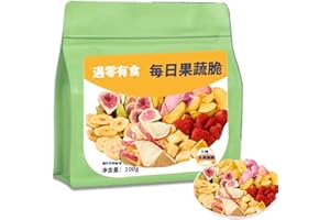 DAMAICHUHAI 9 Types Freeze-Dried Mixed Fruit, Healthy Snacks For Kids，Dried Apples，Kiwi Fruit Dry，Freeze Dried Strawberries Wait，Holiday Gifts，3.5 Ounces（Mixed Pack）