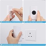 TECKNET Wireless Doorbell IP65 Waterproof Plug in 1300ft Range 60 Chimes White view 6