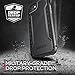 iPhone 7 Case, X-Doria Defense Shield Series - Military Grade Drop Tested, Anodized Aluminum, TPU, and Polycarbonate Protective Case for Apple iPhone 7, [Black]