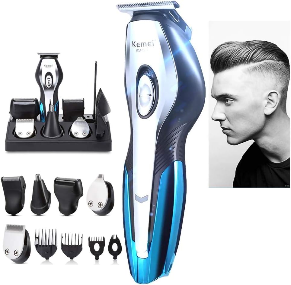 Professional Hair Clippers, Mioloe Hair Trimmer Electric Rechargeable Hair Cutting Machine Professional Clipper Shaving Trimming Haircut Kit for Adult and Kids