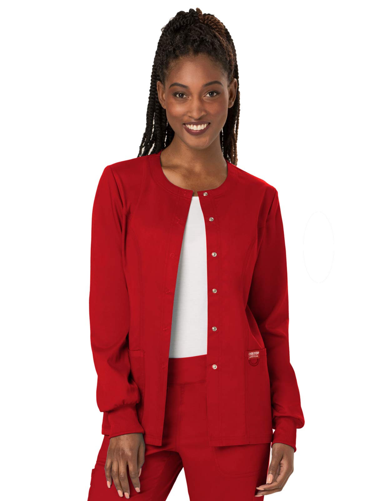 Cherokee Women's Snap Front Warm-up