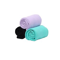 EVERSWE 3-Pack Girls Microfiber Tights Multiple