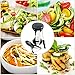 Veggie Spiralizer - Vegetable Spaghetti Noodle Maker - ABS BPA Free Plastic and Stainless Steel Spiral Slicer - Includes Ceramic Peeler Cleaning Brush and Storage Pouch