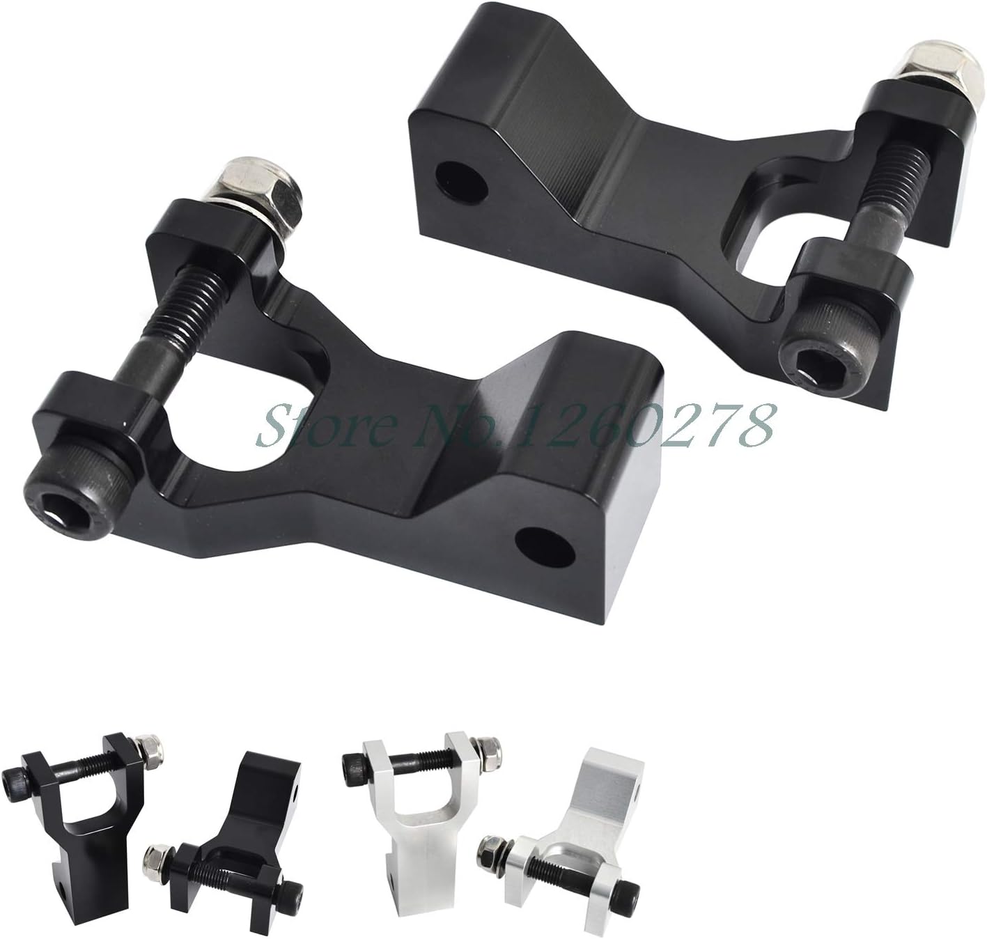 THAOMAI- Front Lowering Kit For Yamaha Raptor 350 660R 700 Yfm350 Yfm660R Yfm700 Yfz450 Blaster Yfs200 350 Yfz350 Warrior 350 Yfm350X (Silver)