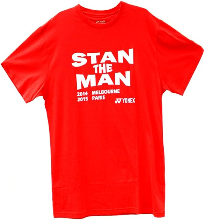 Yonex Stan The Man TShirt Red/White Medium Amazon.ca Sports & Outdoors