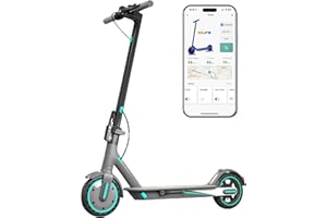 EGGKING Electric Scooter for Adults, Up to 19 Mph, 19 Miles Range & 264 lbs Load, Aluminum Alloy E-Scooter with 350W Motor, Foldable Escooter with Dual Braking System and App Control
