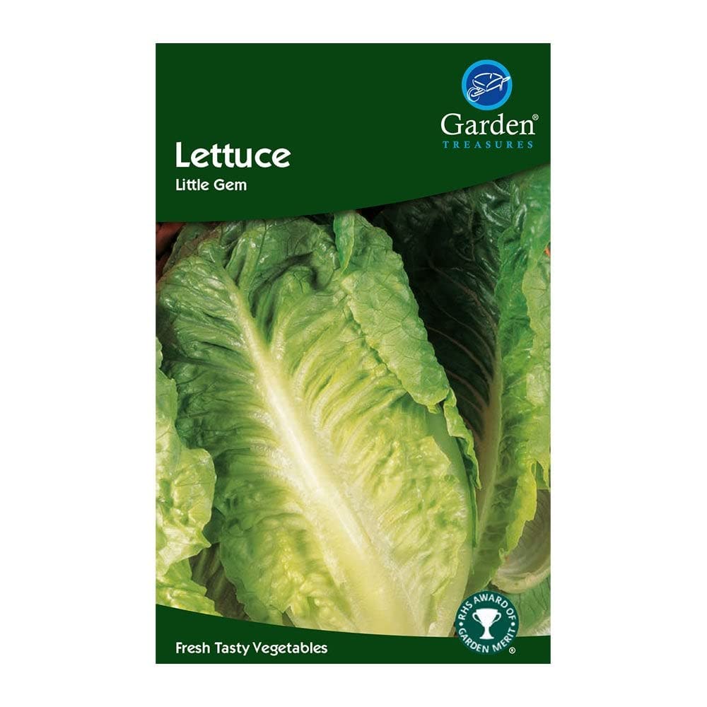 Garden Treasures Fresh Herbs Vegetable Fruit Seeds Salad Grow Your Own Indoor Outdoor (Lettuce Little Gem)