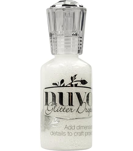 Nuvo Crystal Drops - Heritage Rose 3D Embellishment For Crafts And Scrapbooking