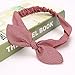 Hogoo 6 Pcs Women Bow Headbands Chiffon Fabric Little Stars Pattern Printed Hair Band Head Wrap Stretchy Hair Band