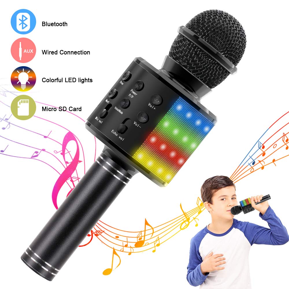 TechAdict ï¸ Verkstar Karaoke Microphone, Birthday Gift Toy