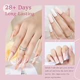 Modelones Gel Nail Polish 6 Colors Nude Pink Set 7ml Soak Off view 3