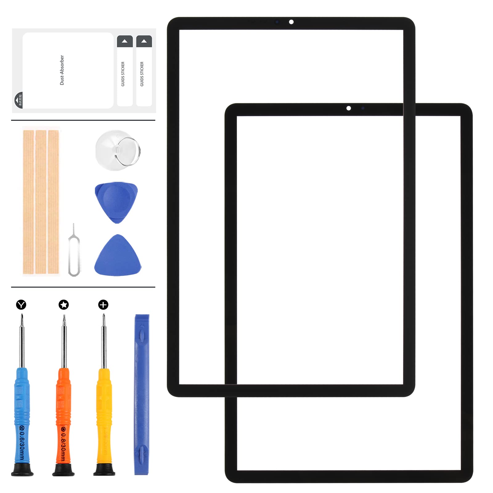 Screen Replacement For Samsung Galaxy Tab S6 T860 T865 T867 Front Outer Glass Kit SM-T860 10.5" Panel Lens Repair Parts with Tools