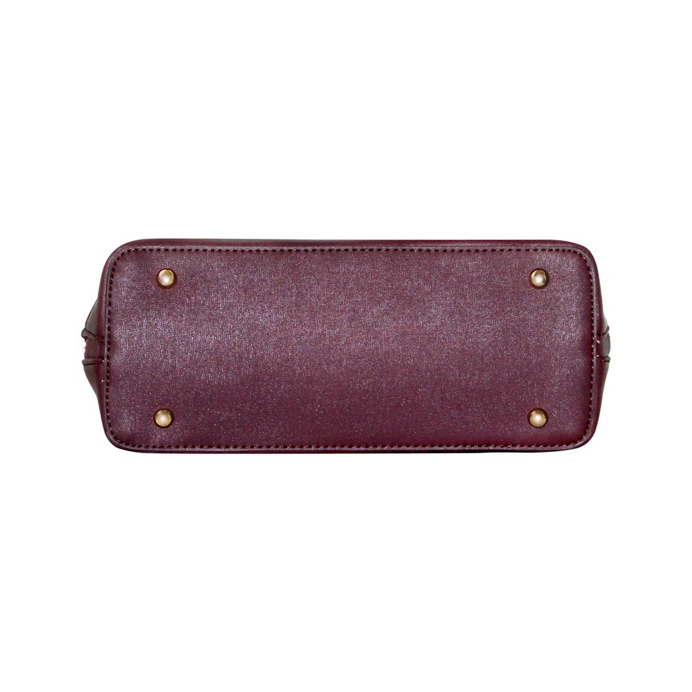 caprese toni women's satchel (maroon) ()